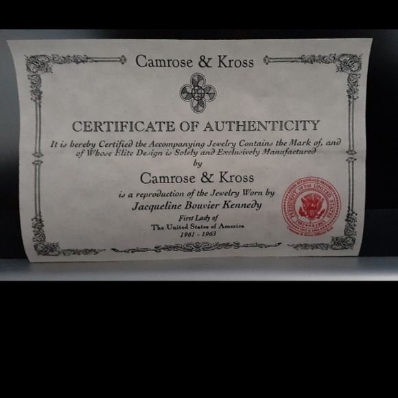 Vintage Camrose & Kross Jackie Kennedy Bracelet 7.5"/8.5" - Picture 12 of 12